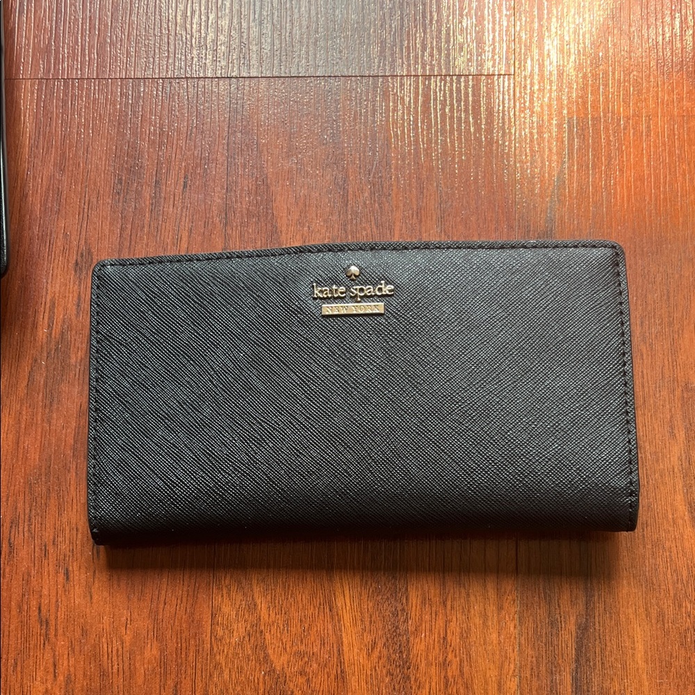 Kate Spade Black Leather Wallet